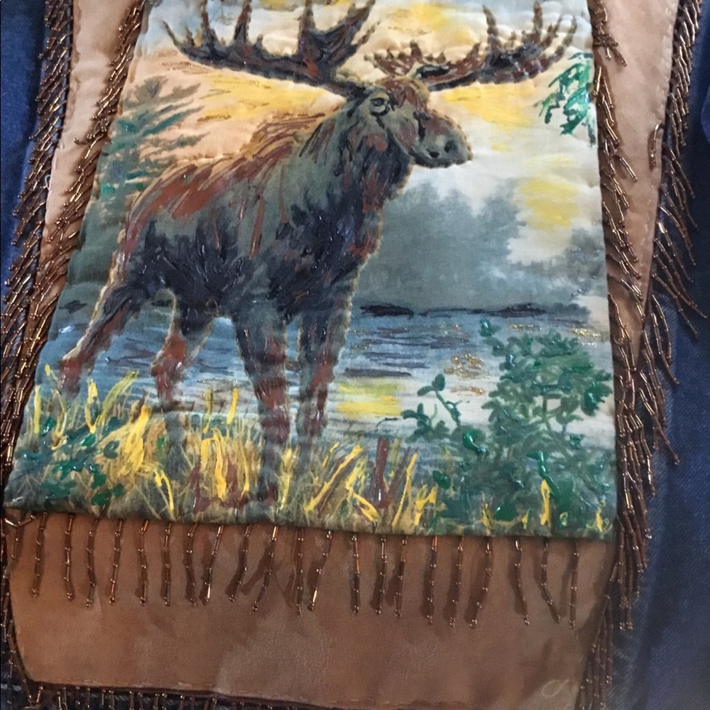 Denim moose jacket - Picture 7 of 8